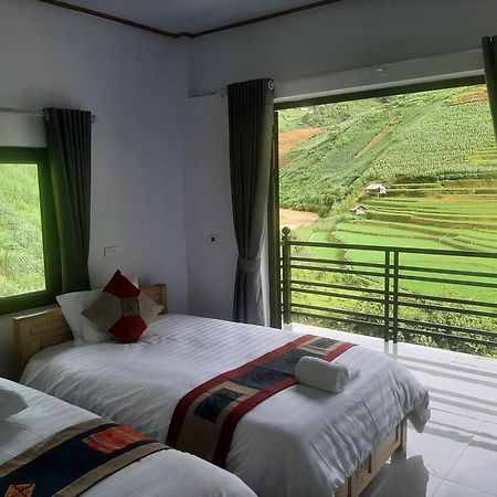 Dong Suoi H'Mong Homestay & Bungalow - Trek & Vegetarian Food Mu Cang Chai Kültér fotó