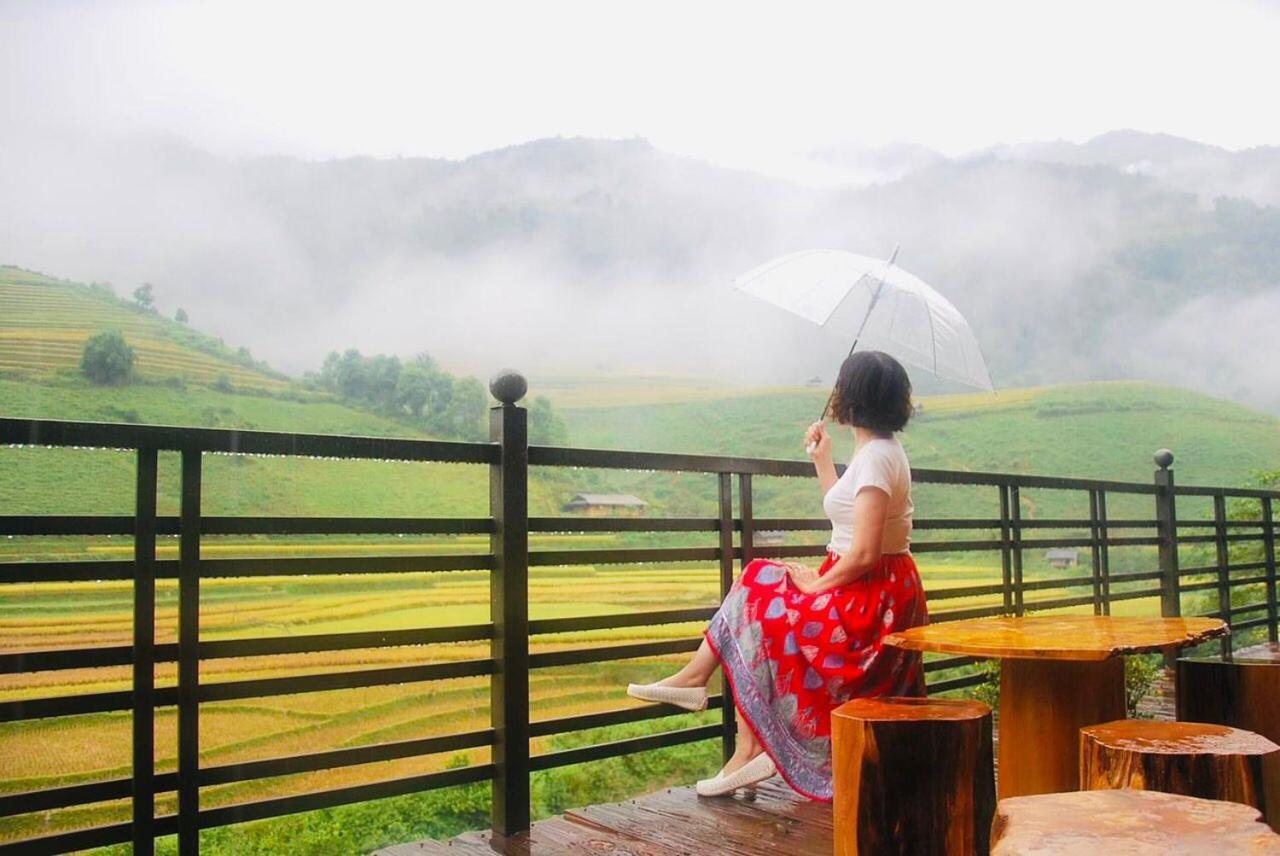 Dong Suoi H'Mong Homestay & Bungalow - Trek & Vegetarian Food Mu Cang Chai Kültér fotó