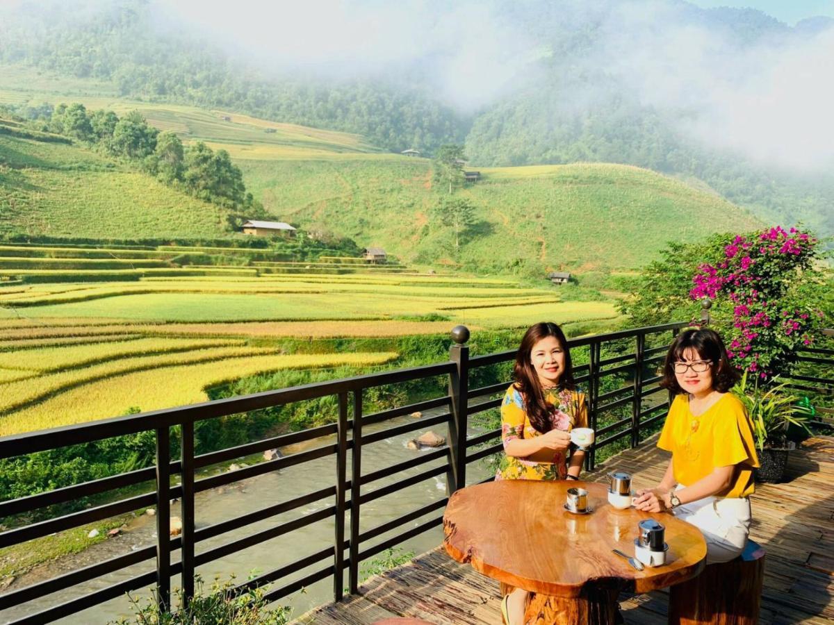 Dong Suoi H'Mong Homestay & Bungalow - Trek & Vegetarian Food Mu Cang Chai Kültér fotó