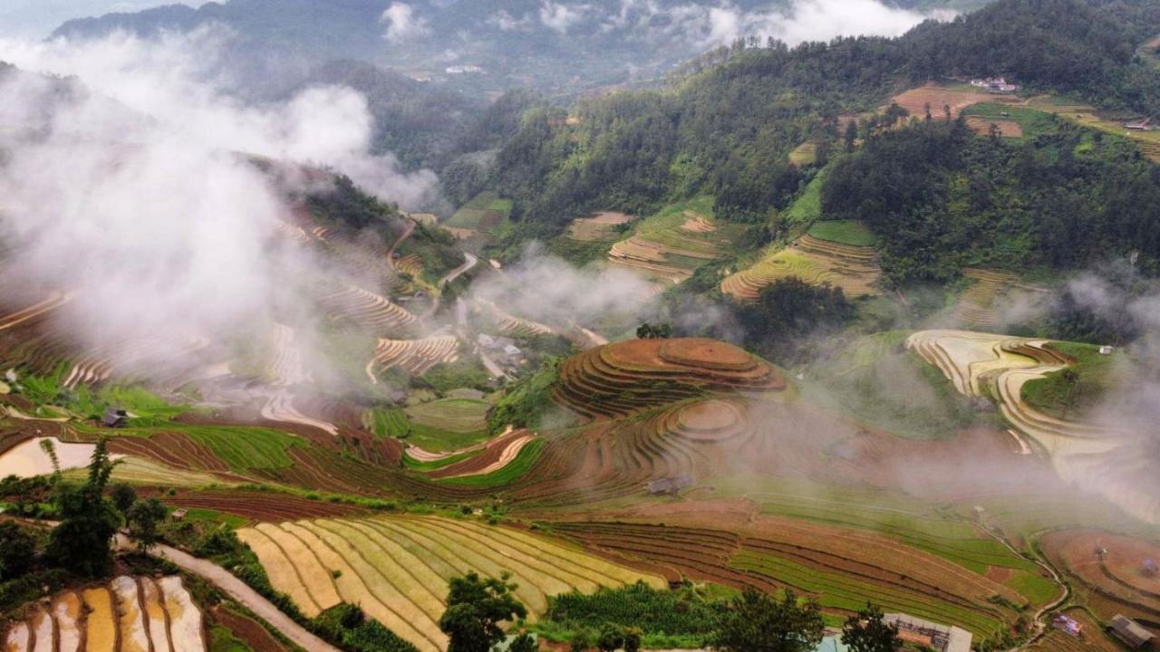 Dong Suoi H'Mong Homestay & Bungalow - Trek & Vegetarian Food Mu Cang Chai Kültér fotó