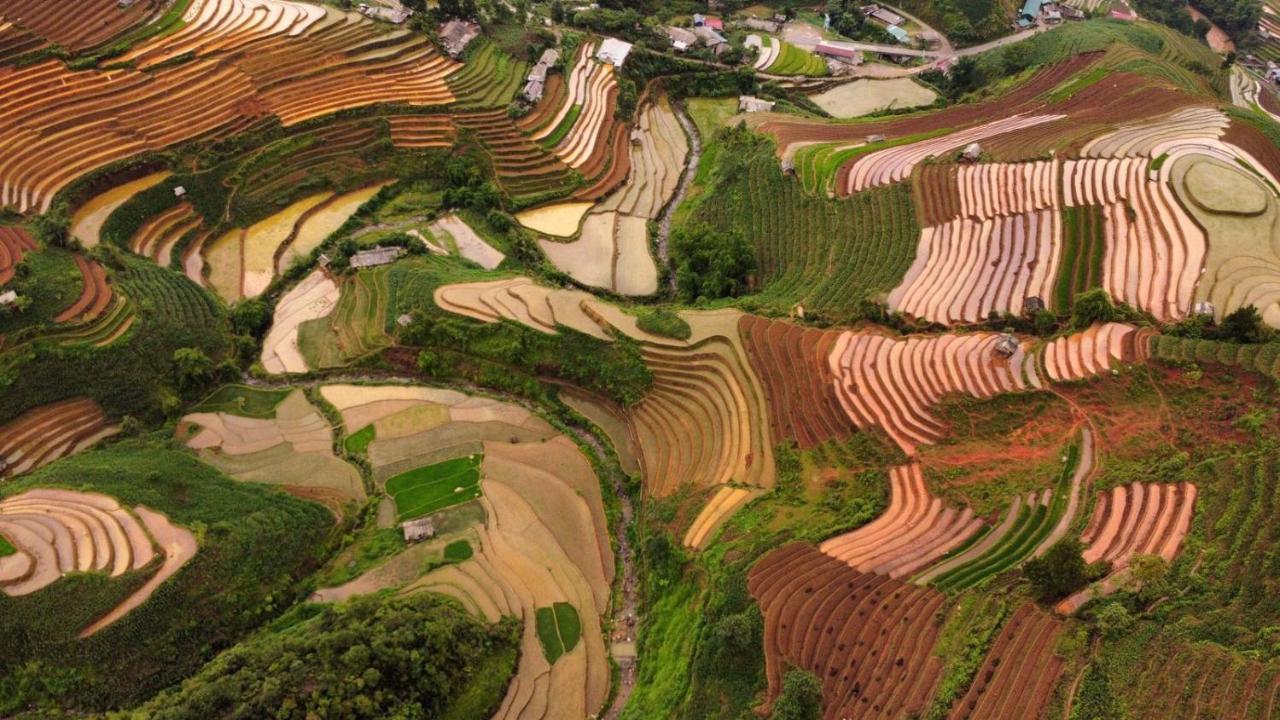 Dong Suoi H'Mong Homestay & Bungalow - Trek & Vegetarian Food Mu Cang Chai Kültér fotó