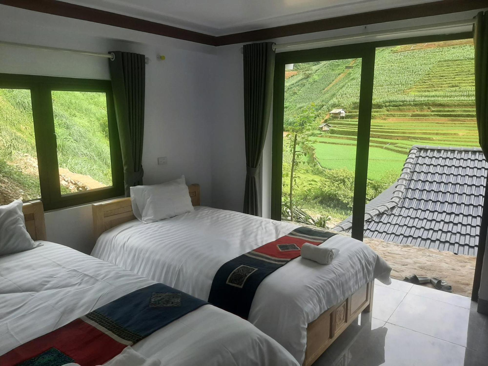Dong Suoi H'Mong Homestay & Bungalow - Trek & Vegetarian Food Mu Cang Chai Kültér fotó